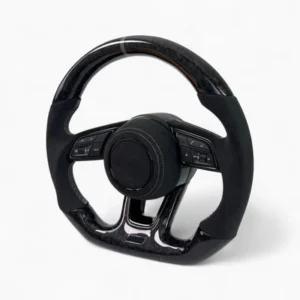 Forged   Carbon   steering wheel   -   Iconic   Edition   appropriate   for   Audi   RS3   8V   /   RS4   /   RS5